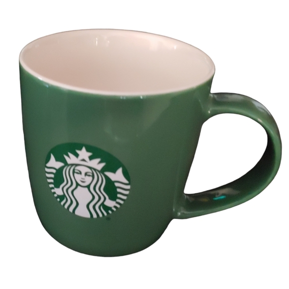 Starbucks Mug Cup Olive Green White 2021 All Mugs - Picture 1 of 7